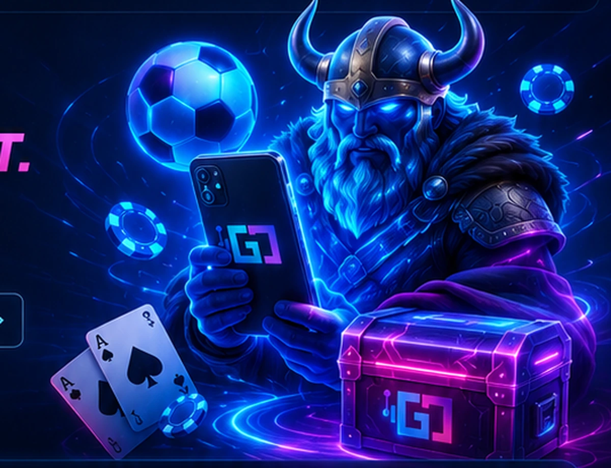 Maskot Viking GOBETASIA untuk halaman bantuan